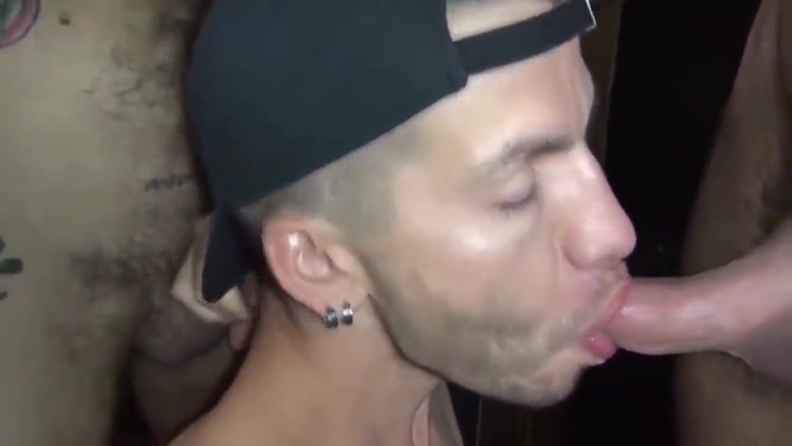 threesome gloryhole orgy