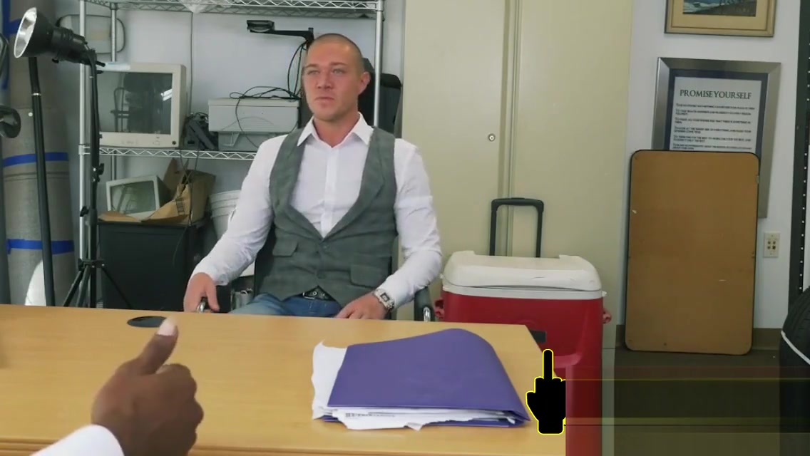 Bareback is the way gay boys at the office like it