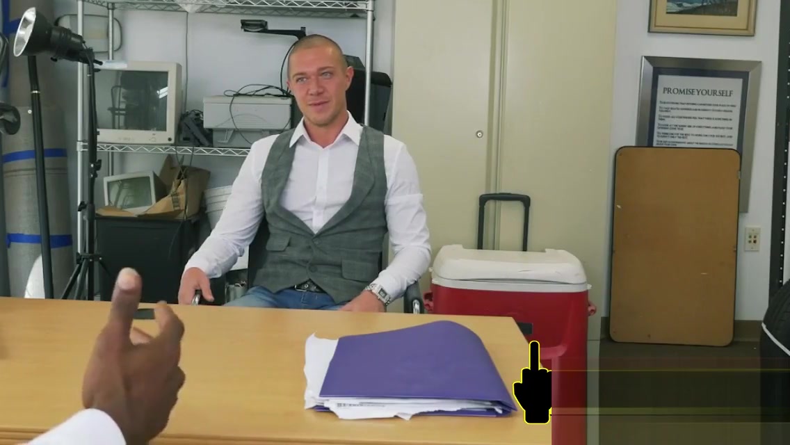 Bareback is the way gay boys at the office like it
