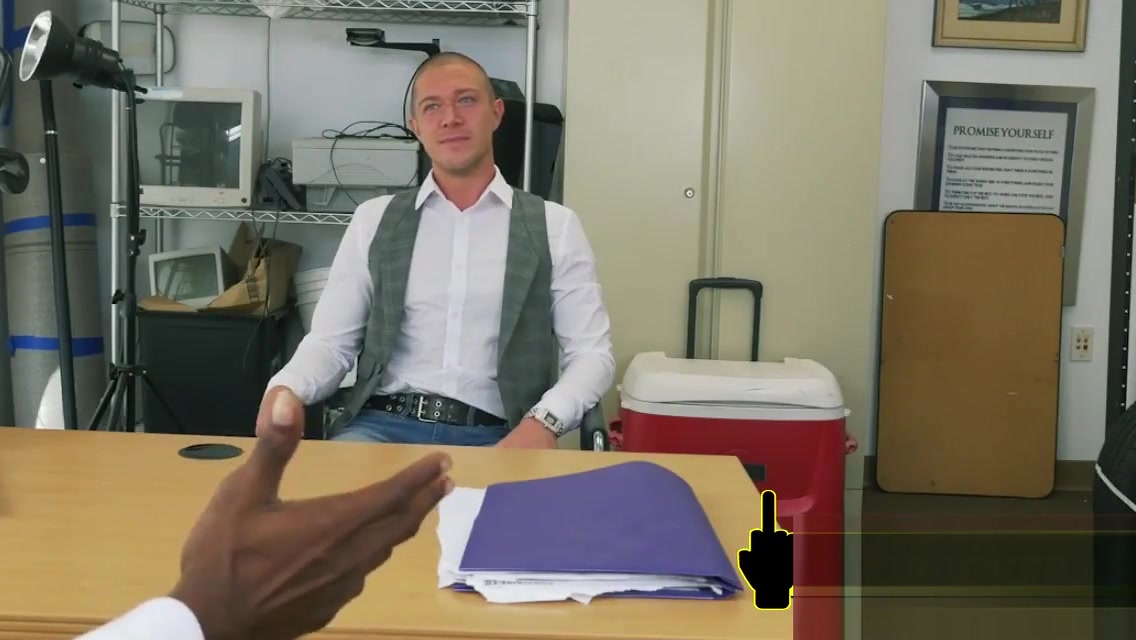 Bareback is the way gay boys at the office like it