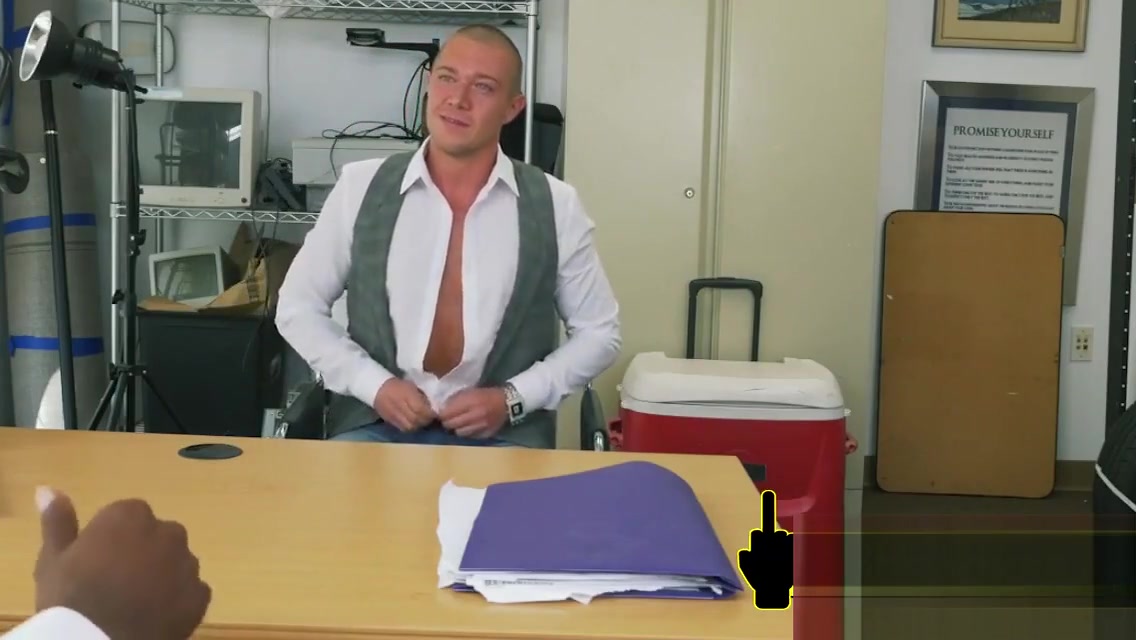 Bareback is the way gay boys at the office like it