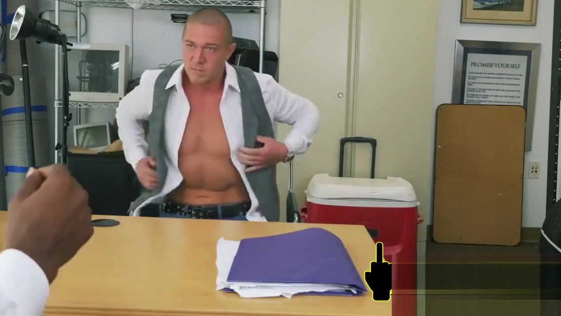 Bareback is the way gay boys at the office like it