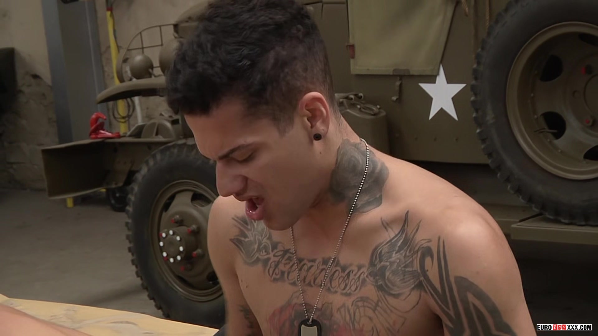 Army Recruits Tire Of Pushups & Want To Fuck - Colby Parker, Leo Rain & Mickey Taylor
