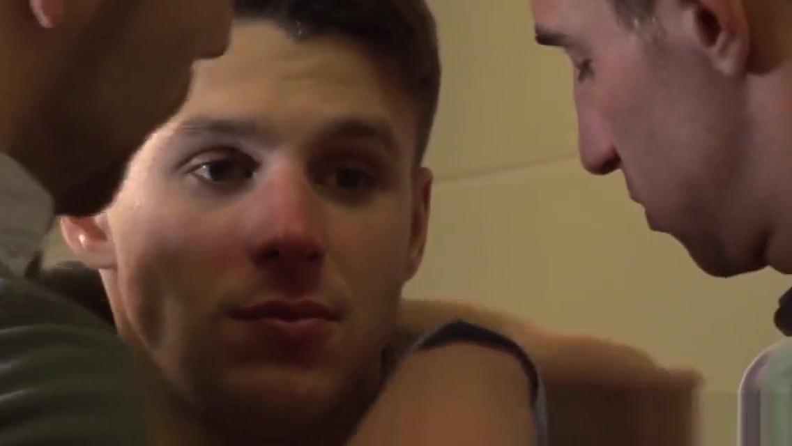 Office newbie choking on massive cock
