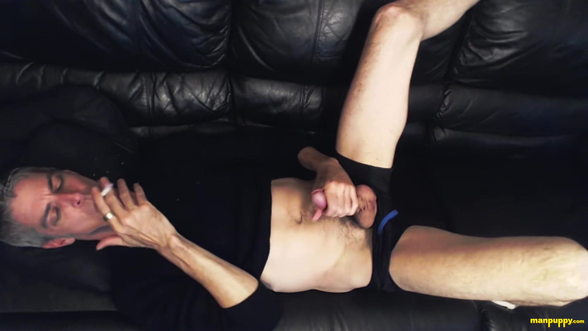 Smoking Cock Masturbation on Live Cam - Richard Lennox