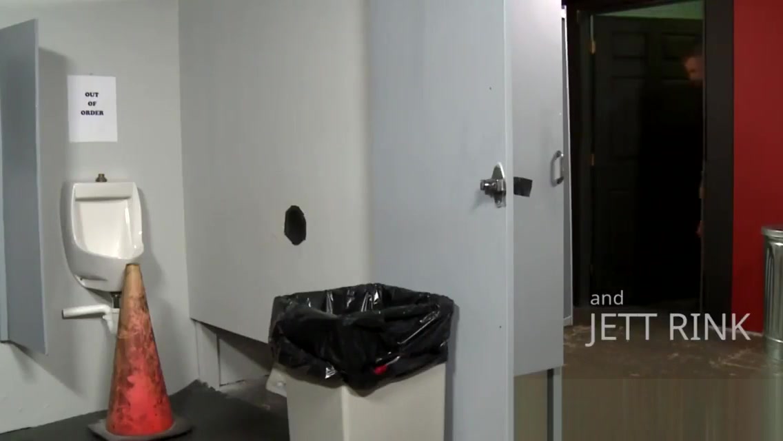Gloryhole dong sucking hunk blows cum load