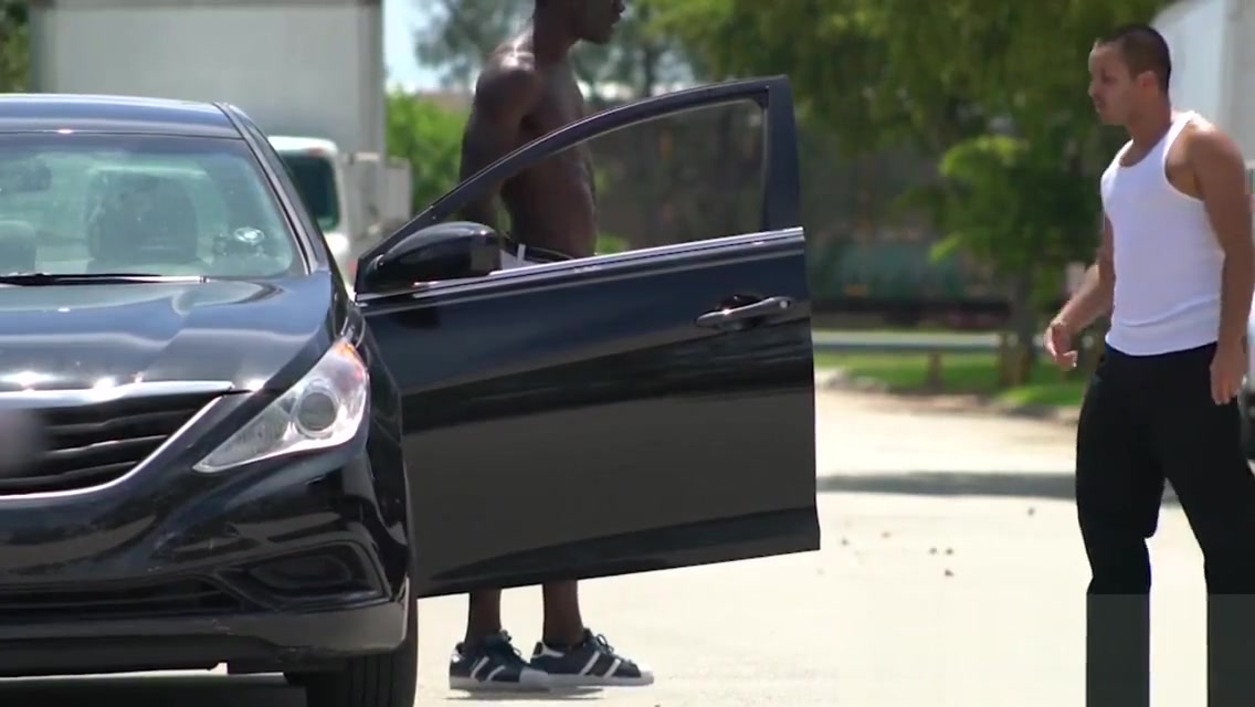 Dangerous bike rider is taken to locker room by horny gay officers