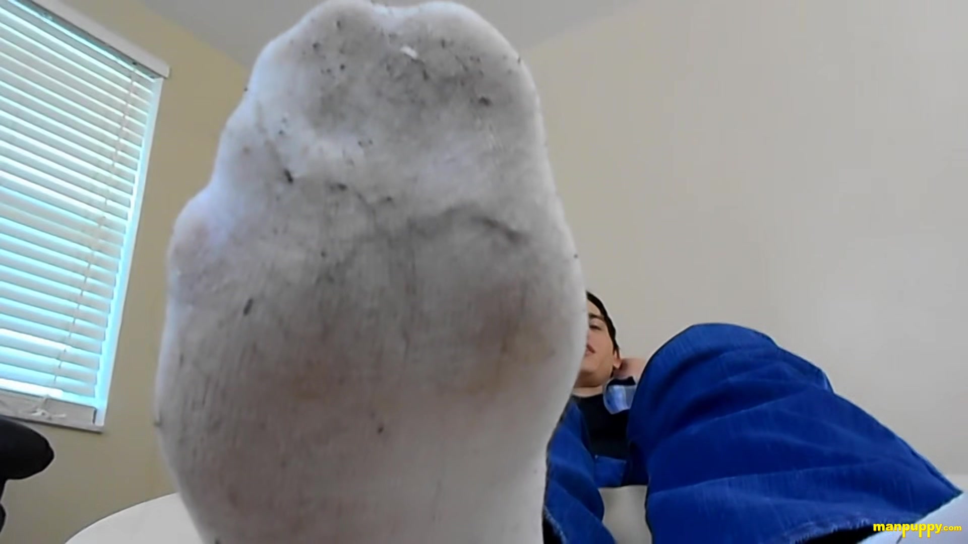 Giant Roommate Gives You a Foot Job - Aiden Valentine