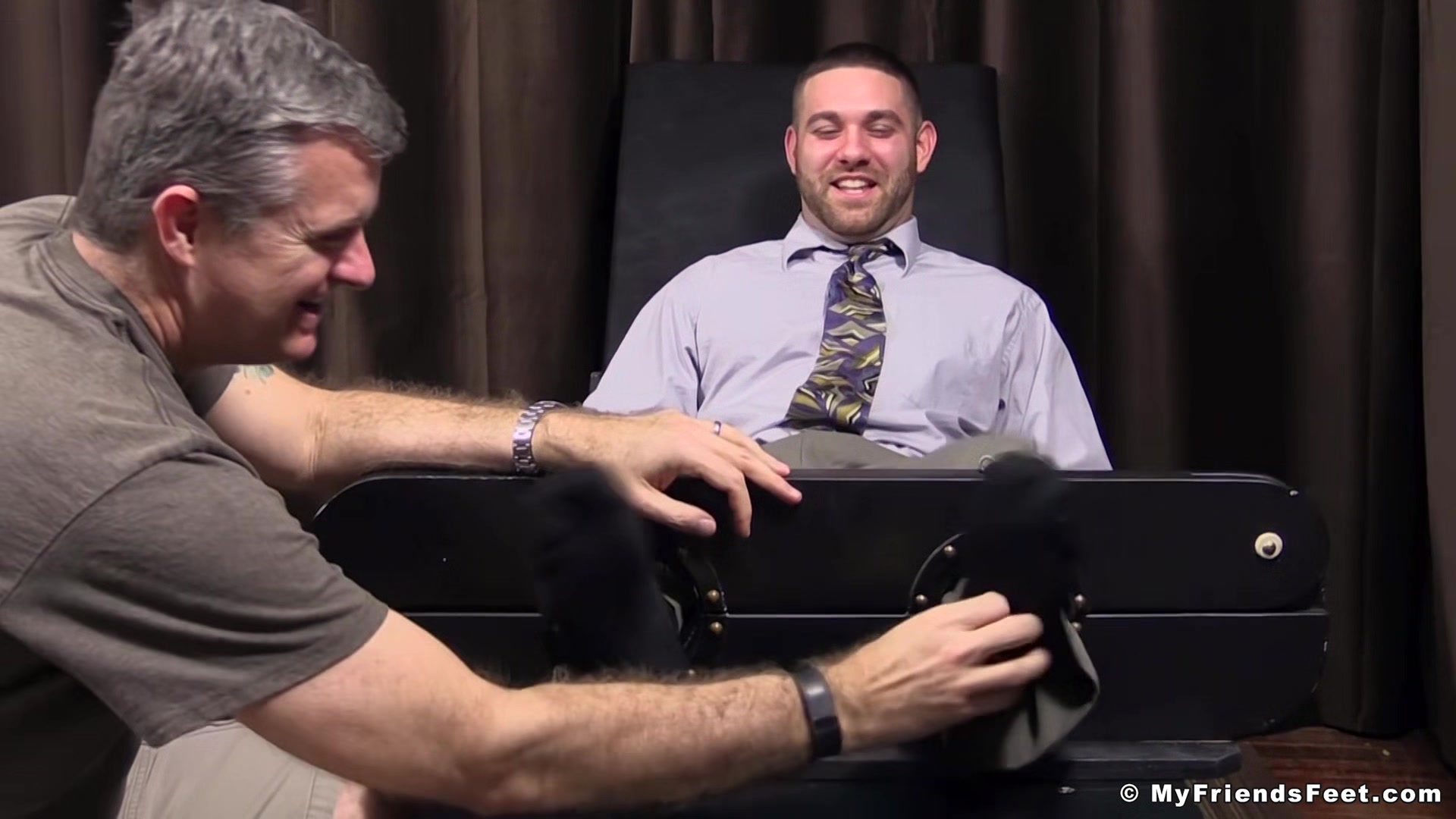 Seth Tickled In The Chair - Seth