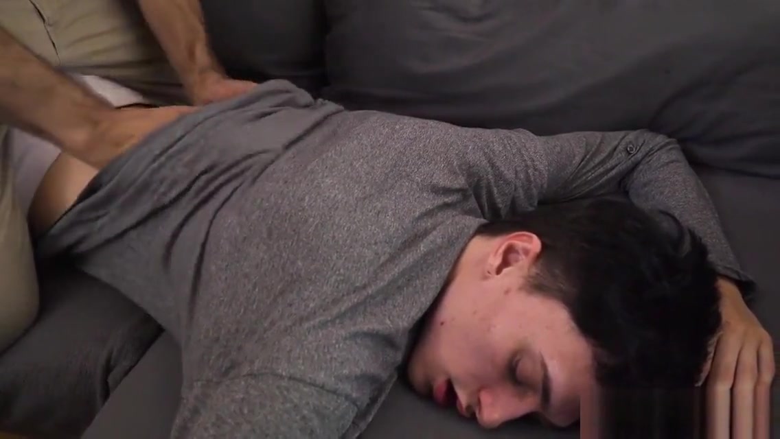 Step dad and Step son gay sex and massage