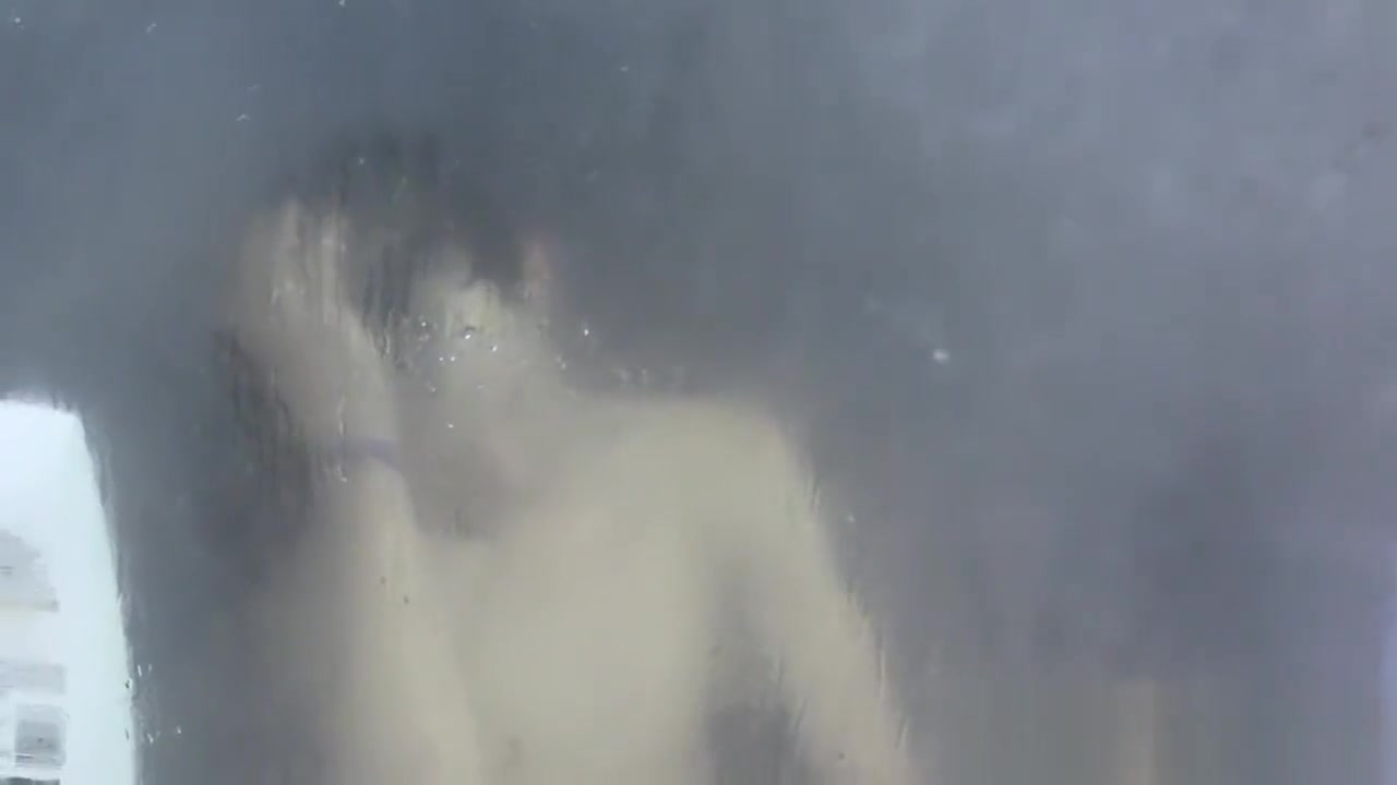 Nasty cock sucker Jasper Robinson wanks in the shower solo
