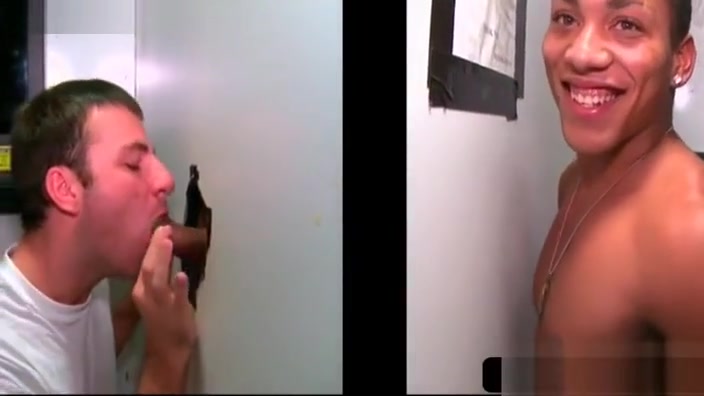 Dude gets shaft gay sucked on gloryhole