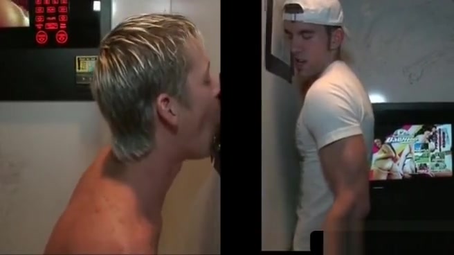 teen 18+ gets dick sucked on gloryhole