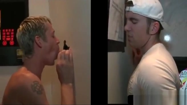 teen 18+ gets dick sucked on gloryhole