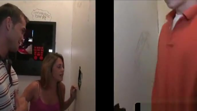 teen 18+ boy gets gloryhole gay dick sucked