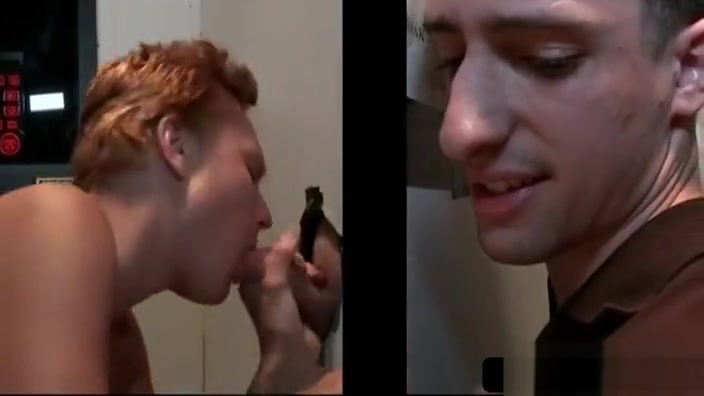 Gloryhole gay blowing straight pecker