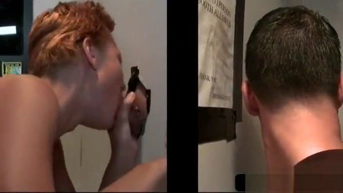 Gloryhole gay blowing straight pecker
