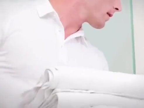 Horny straight guy fucks the bell boy in the shower