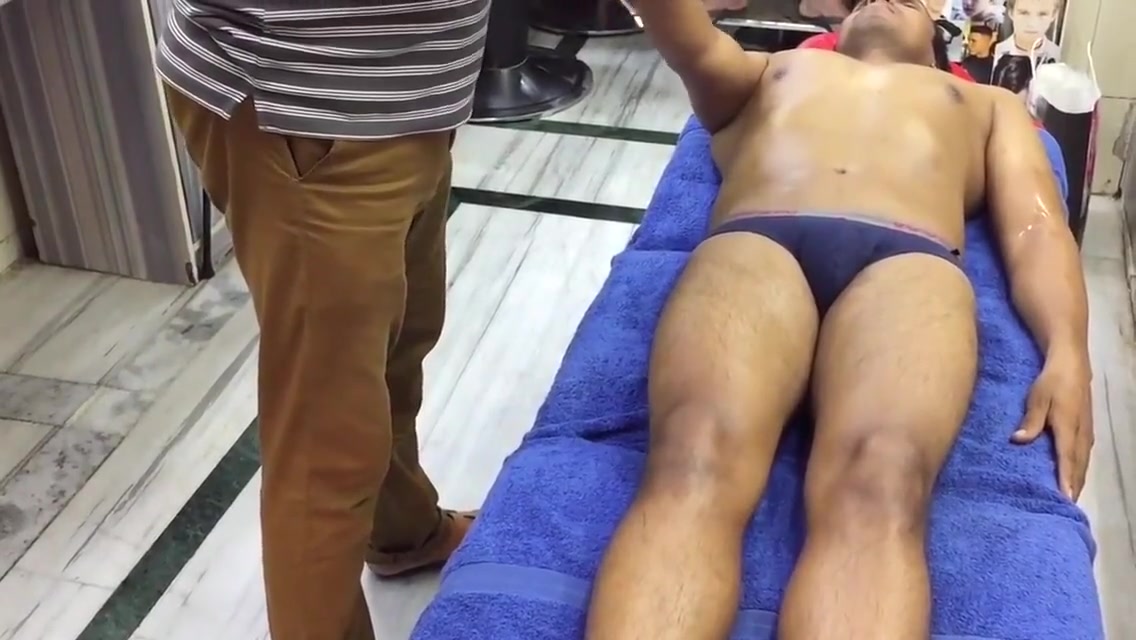 Hot Indian Hunk Upper Body Massage