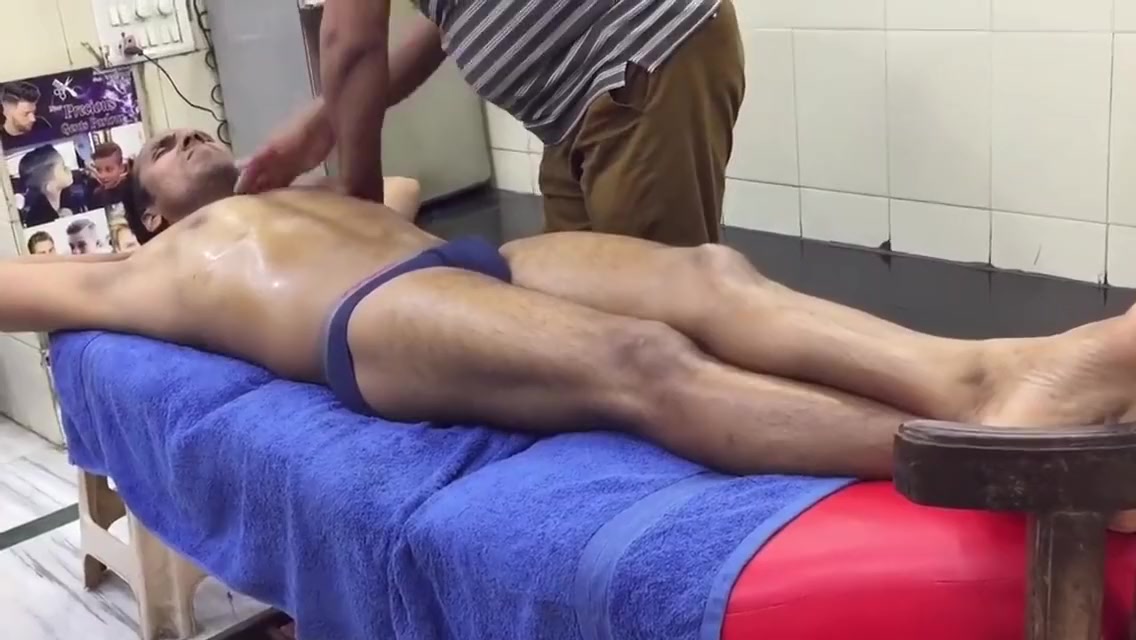 Hot Indian Hunk Upper Body Massage