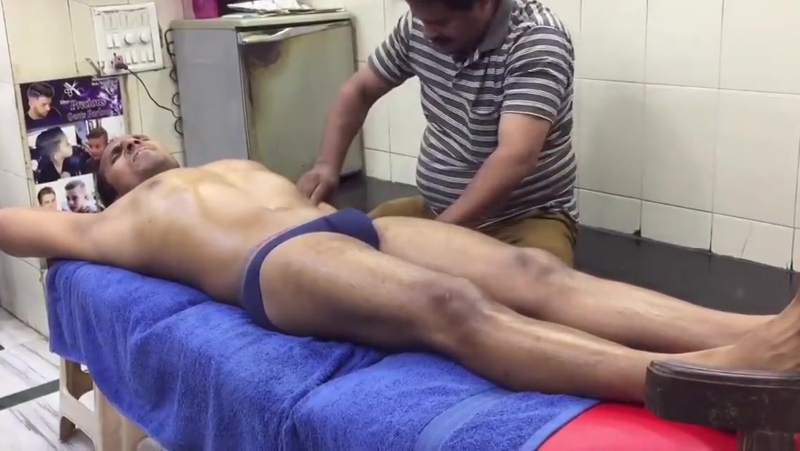 Hot Indian Hunk Upper Body Massage