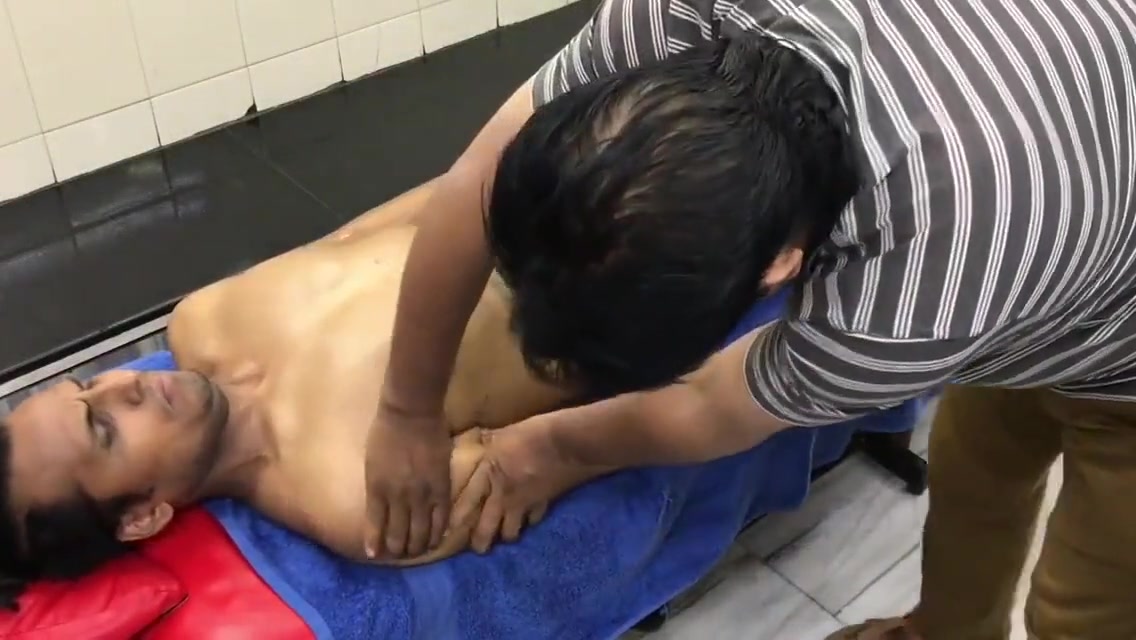 Hot Indian Hunk Upper Body Massage