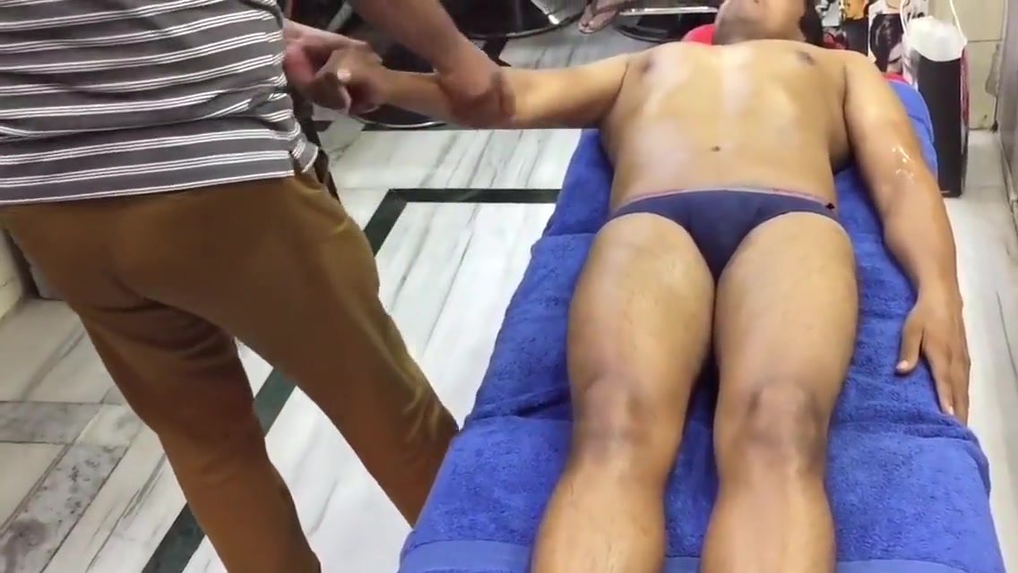 Hot Indian Hunk Upper Body Massage