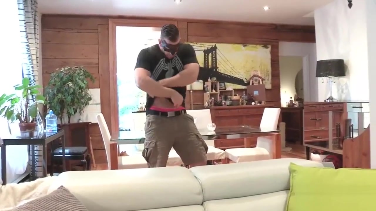 Maskurbate Masked Hairy Male Showing Off