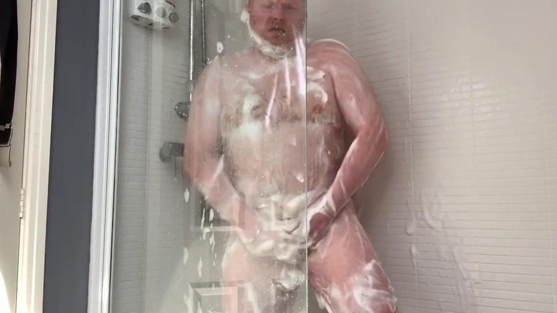 Ginger Bear In The Shower