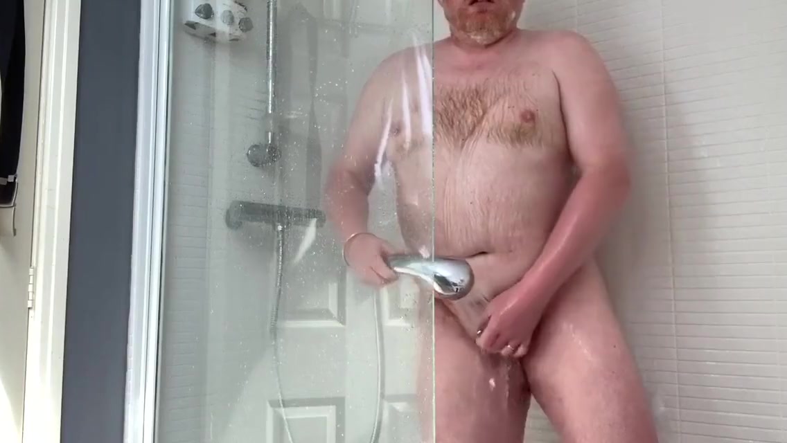 Ginger Bear In The Shower