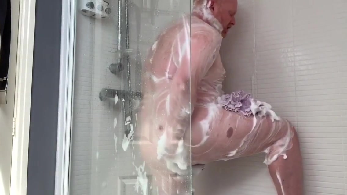 Ginger Bear In The Shower