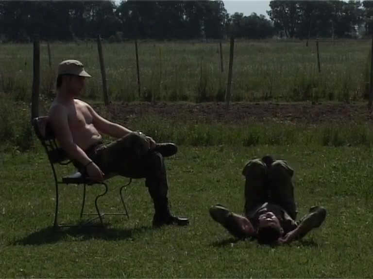 Up the ass in a military camp - Latin-Hot