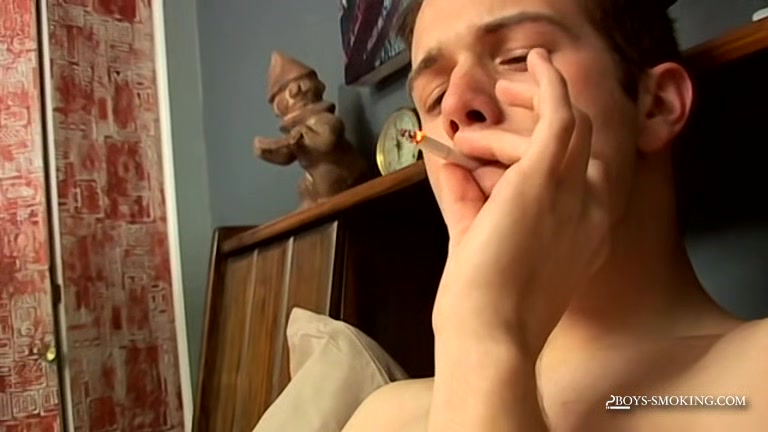 Bryce Smokes & Rubs One Out! - Bryce Smokes & Rubs One Out!