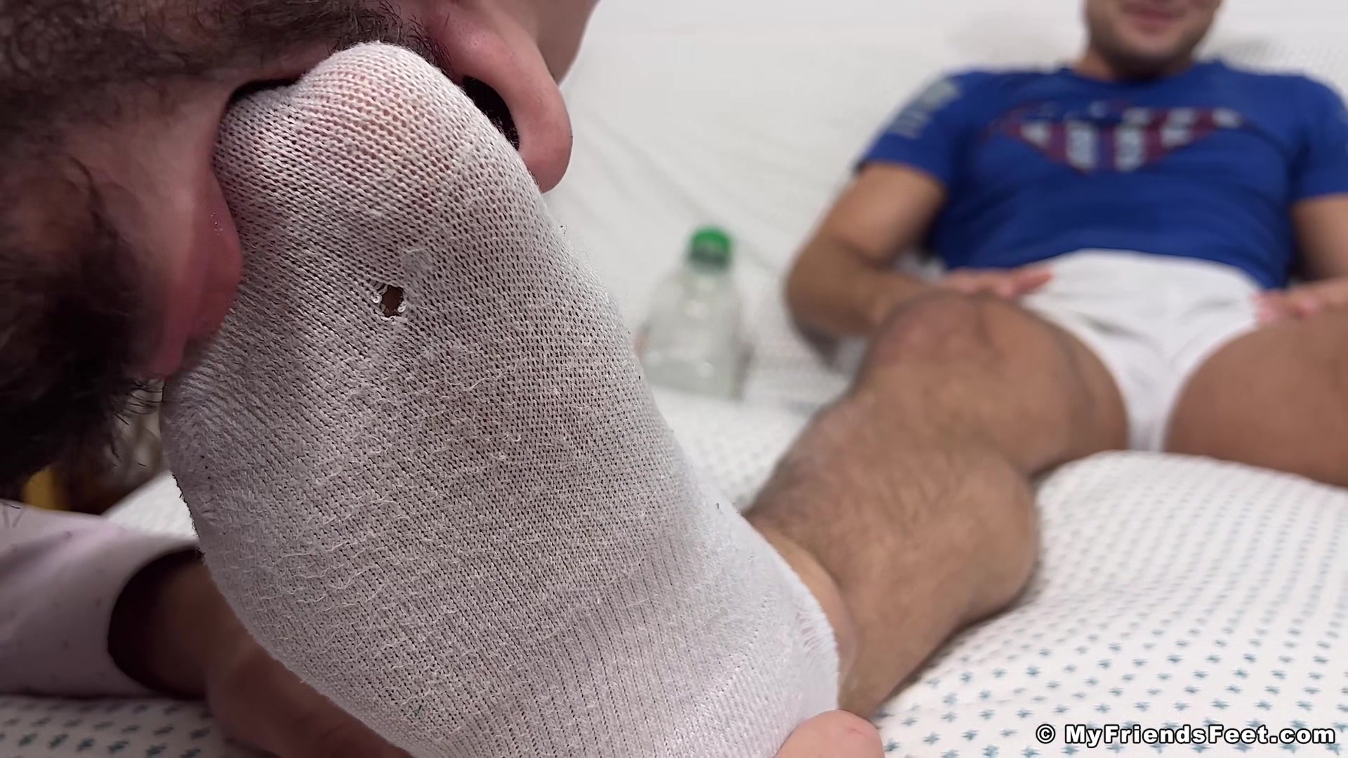AJ's Ticklish Feet Worshiped - AJ