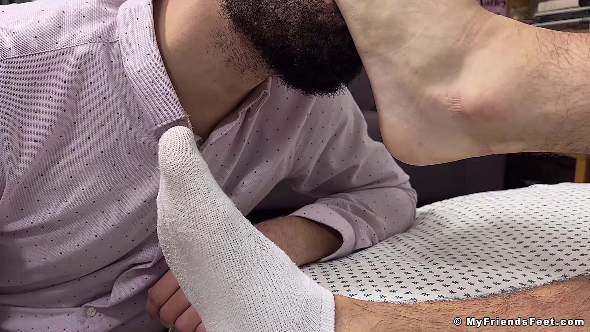 AJ's Ticklish Feet Worshiped - AJ