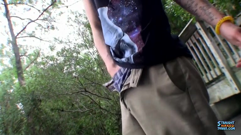 Outdoor Jerking With Str8 Sean - Sean Johansen