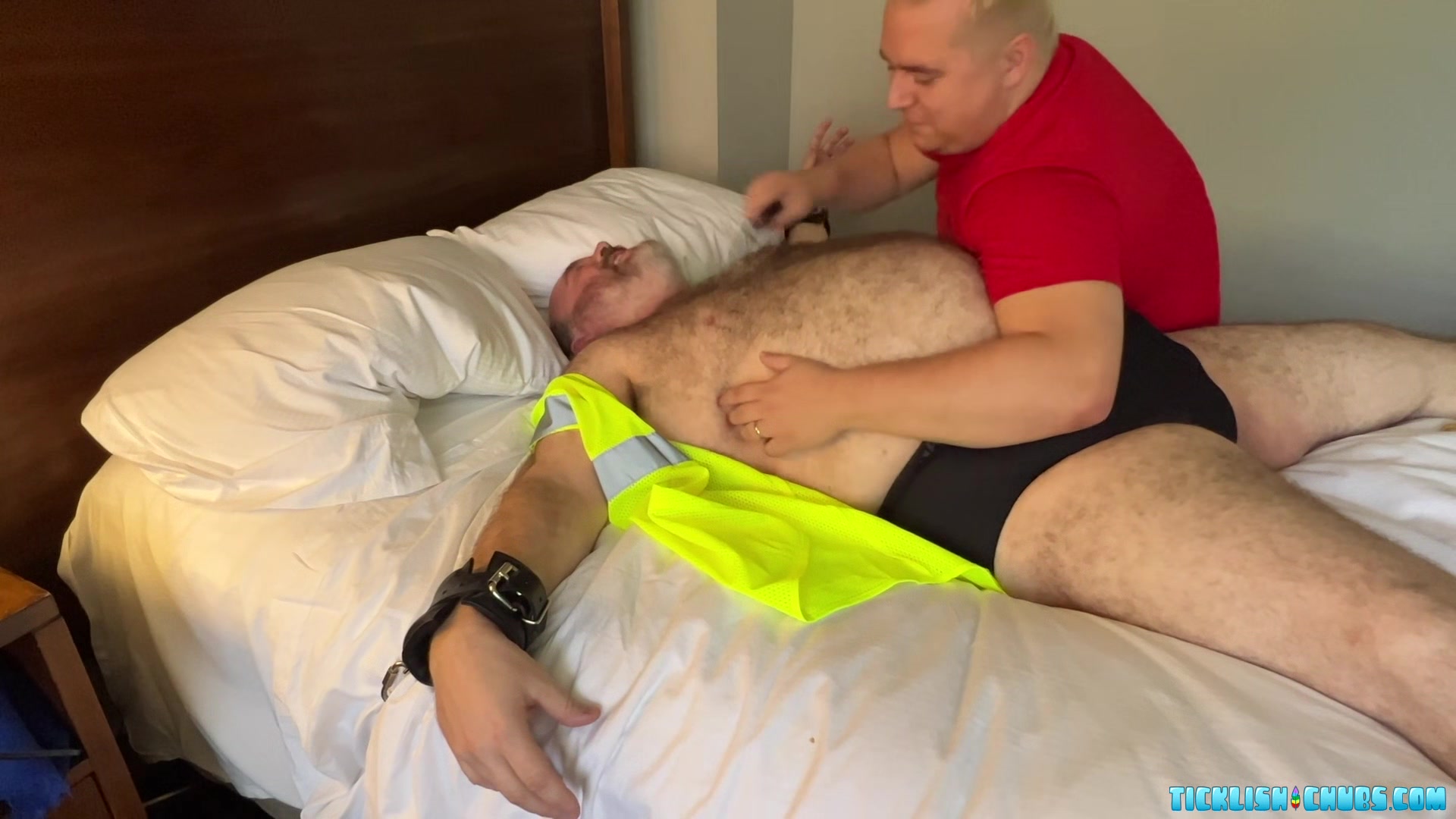 A Big Belly Wobbling Tickle! - Stocky & Matt