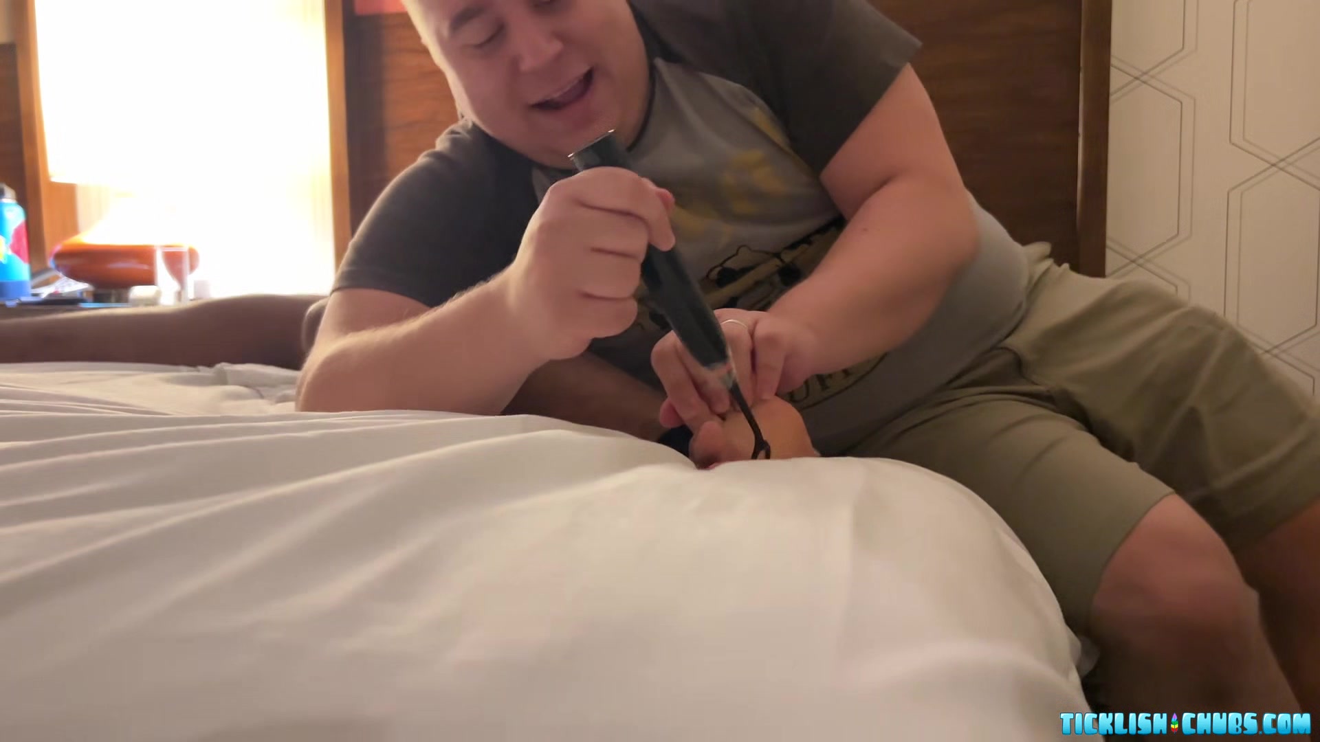 Sexy J Endures A Hard Tickle - J & matt