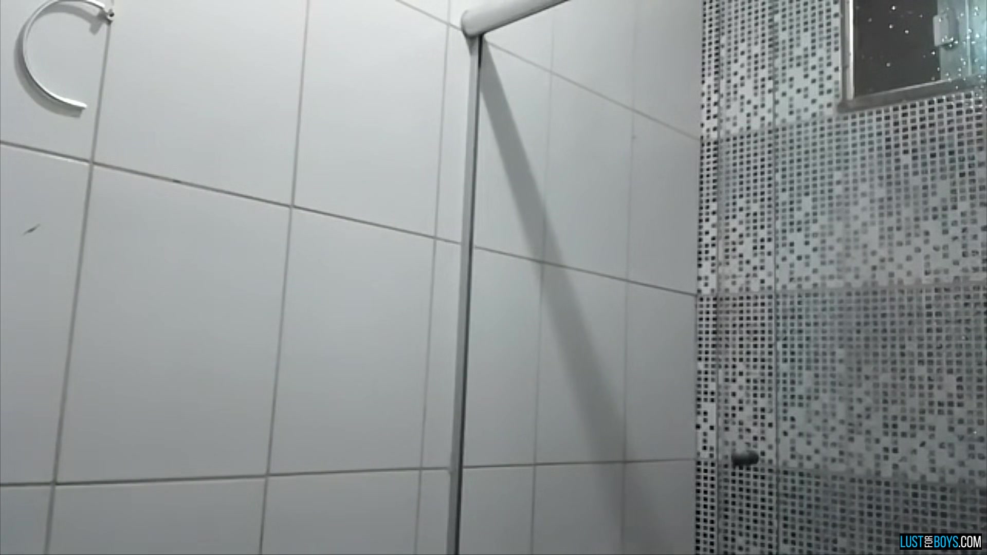 Pole Rubbing In The Bathroom - David Scott
