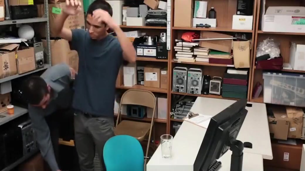 A Security Officer Buttfucks Alex Flores For Thieft