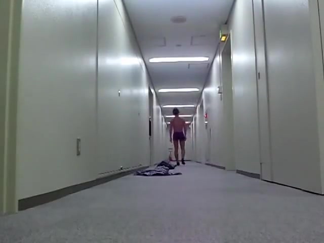 Hot Asian Gets Naked at the Office and Jacks Off