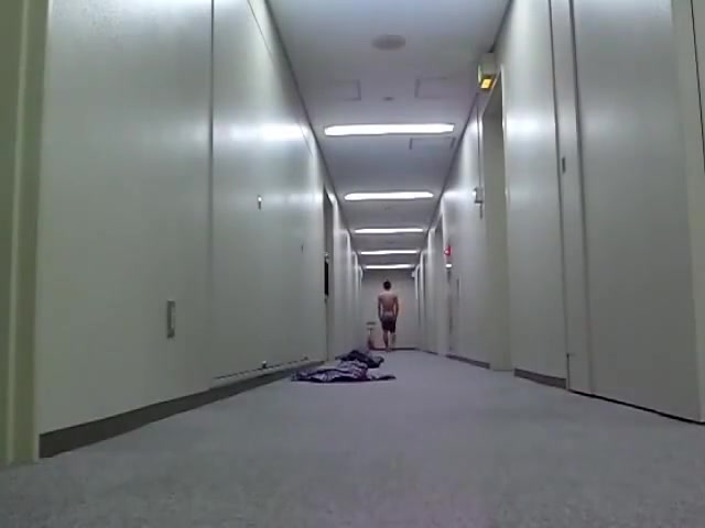Hot Asian Gets Naked at the Office and Jacks Off