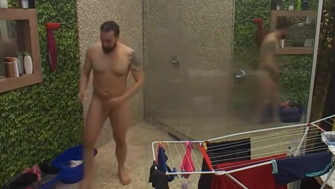 Big Step brother Shower Reality TV