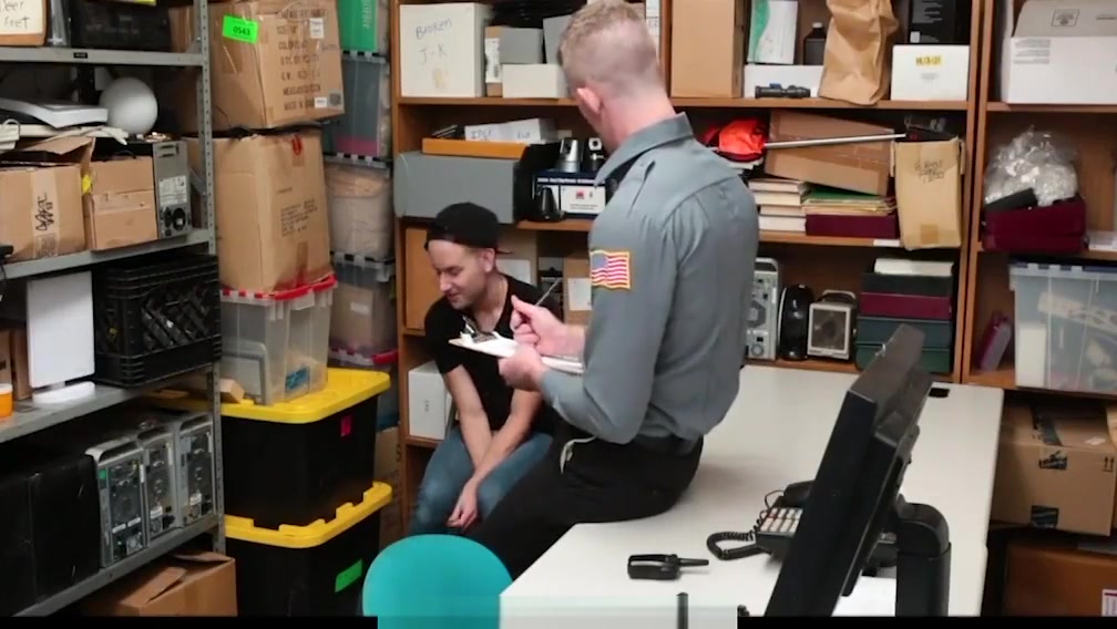 Skater ass fucked hard by hunk security officer-YOUNGPERP.COM