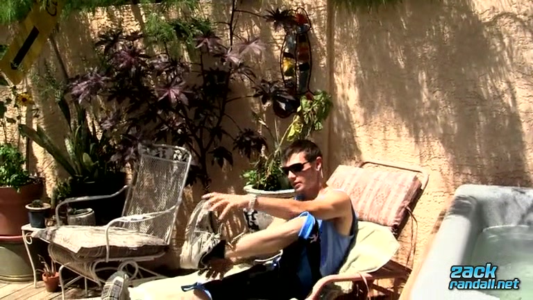 Hung Uncut Stroking In The Sun! - Adam Hess