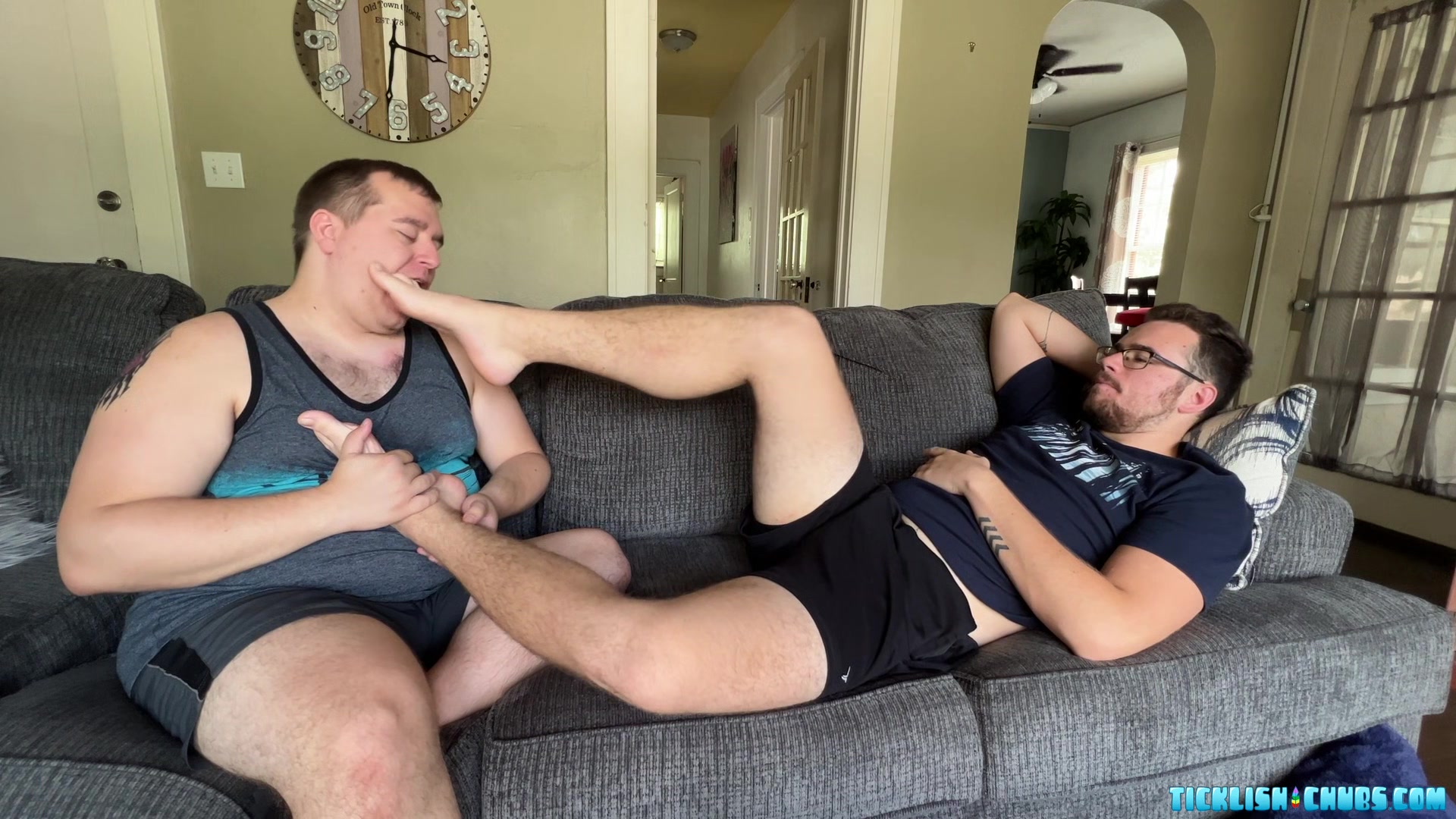 Worshiping CDubs's Handsome Feet - CDubs & Matt