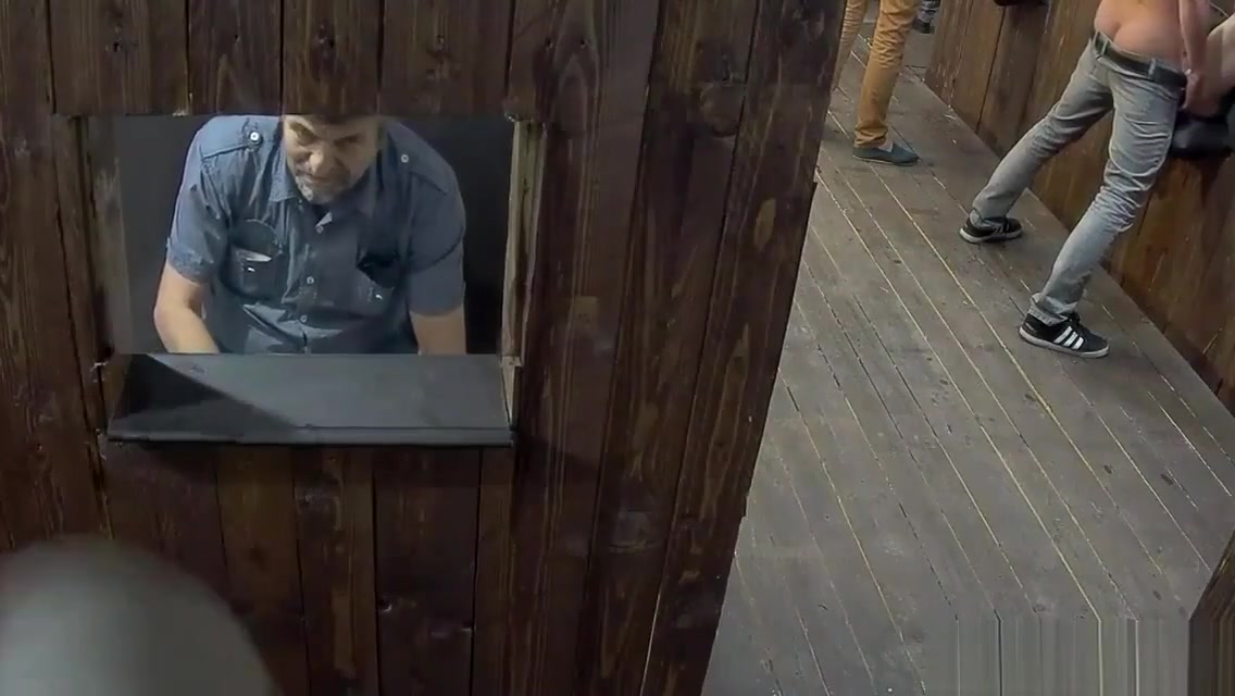 Euro gloryhole sex club