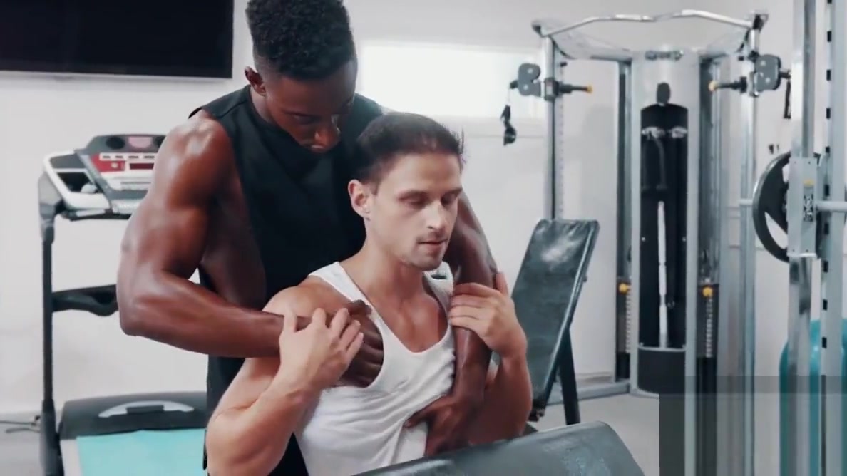 NOIR MALE Alone 2Gether in Gym? Eat Fuck that HOT ASS