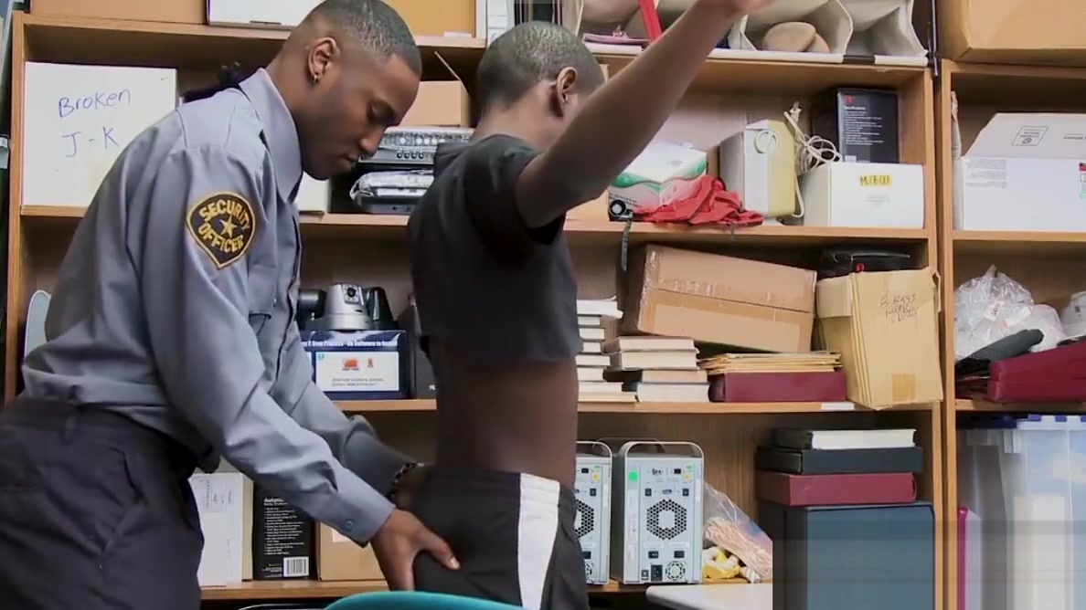Young black bitch disciplined by BBC law enforcement officer