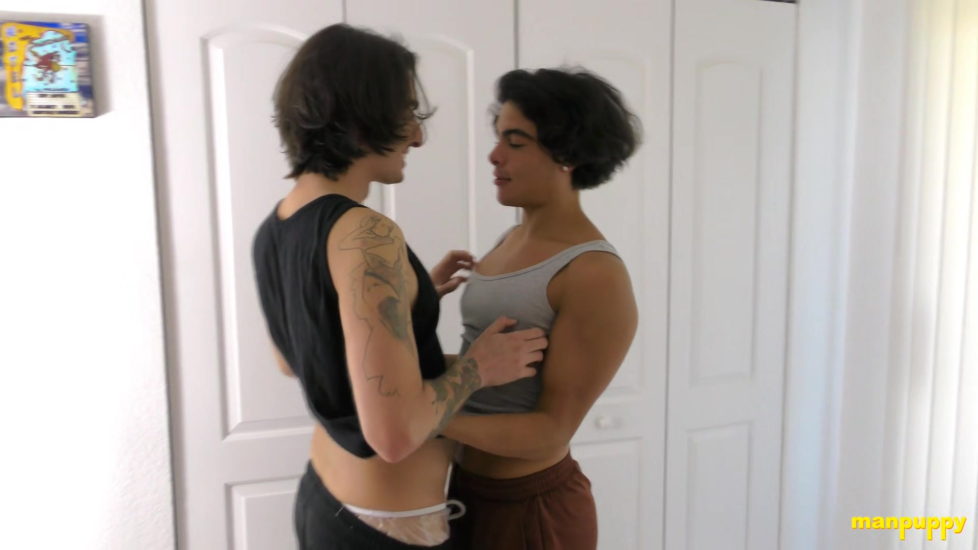 Rubbing In Plastic Undies! - Johnny Mercy & Julian Jaden